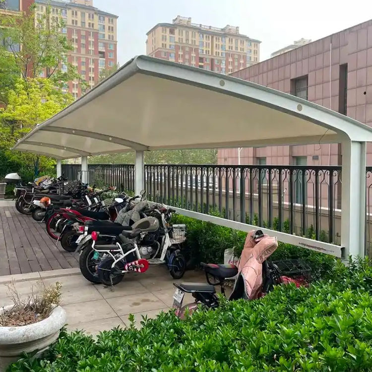 宾阳县膜结构电动车棚